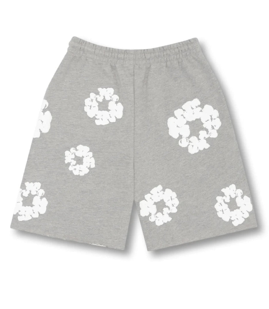 "Flower" Shorts Grey