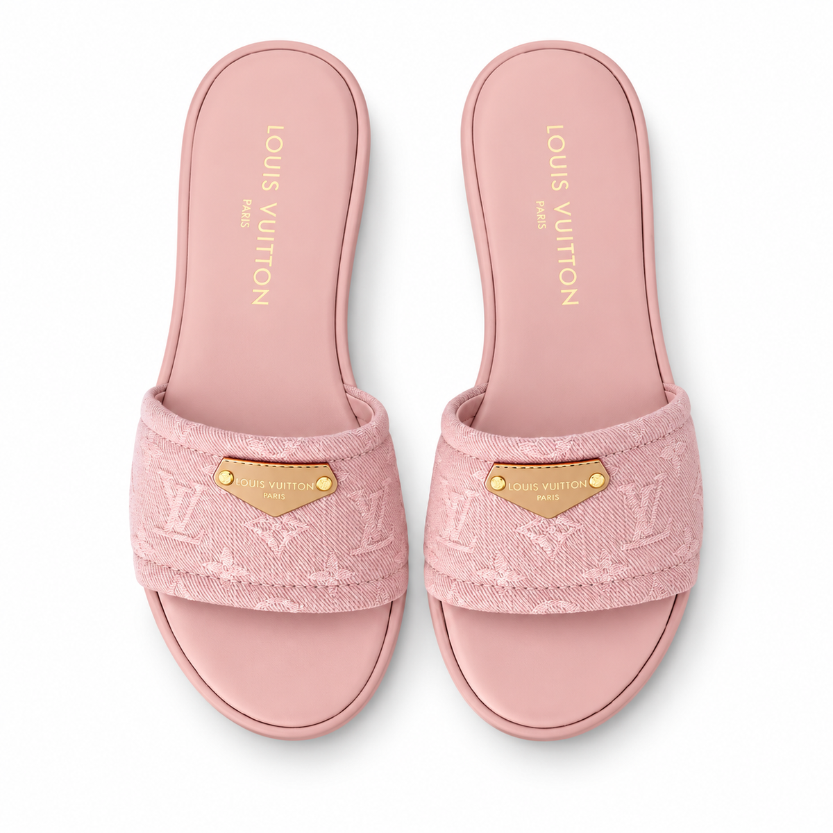 “LV“ Denim Sandalen