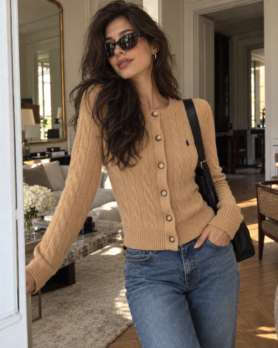 LR Cable Knit Cardigan
