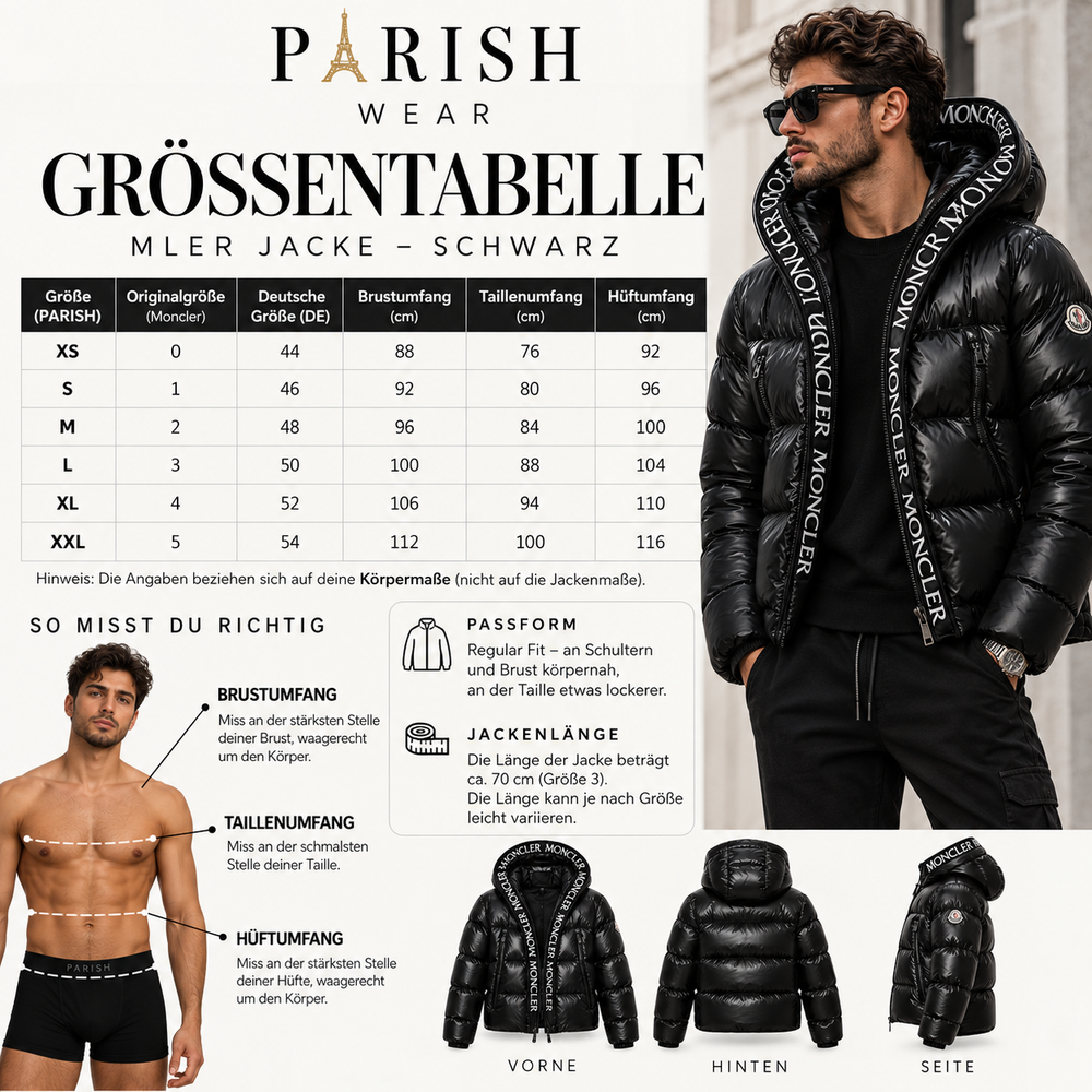 MLER Jacke – Schwarz