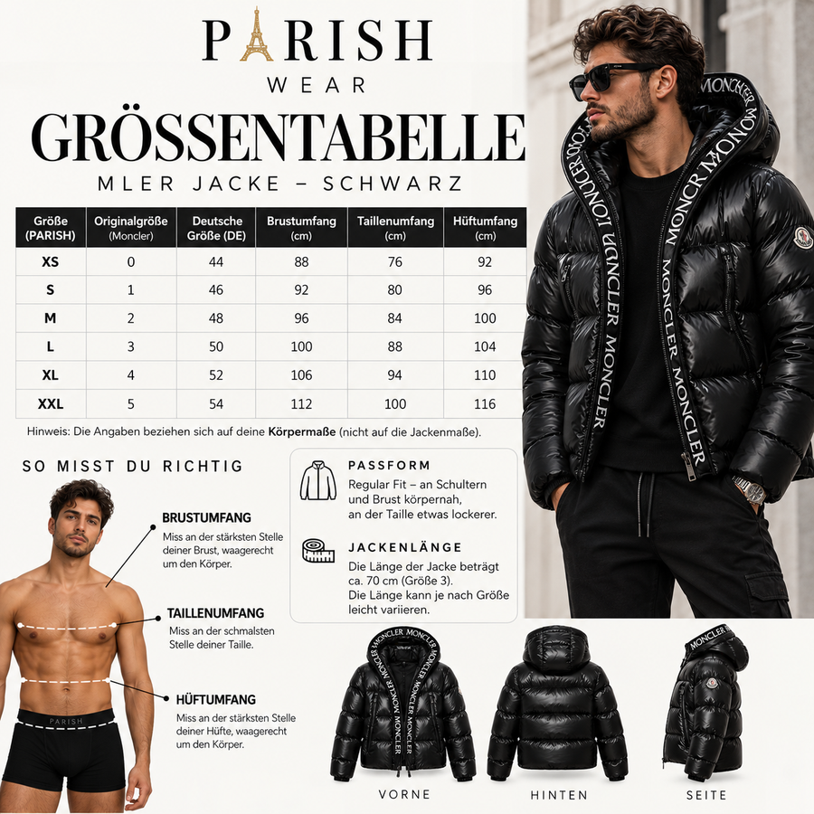MLER Jacke – Schwarz