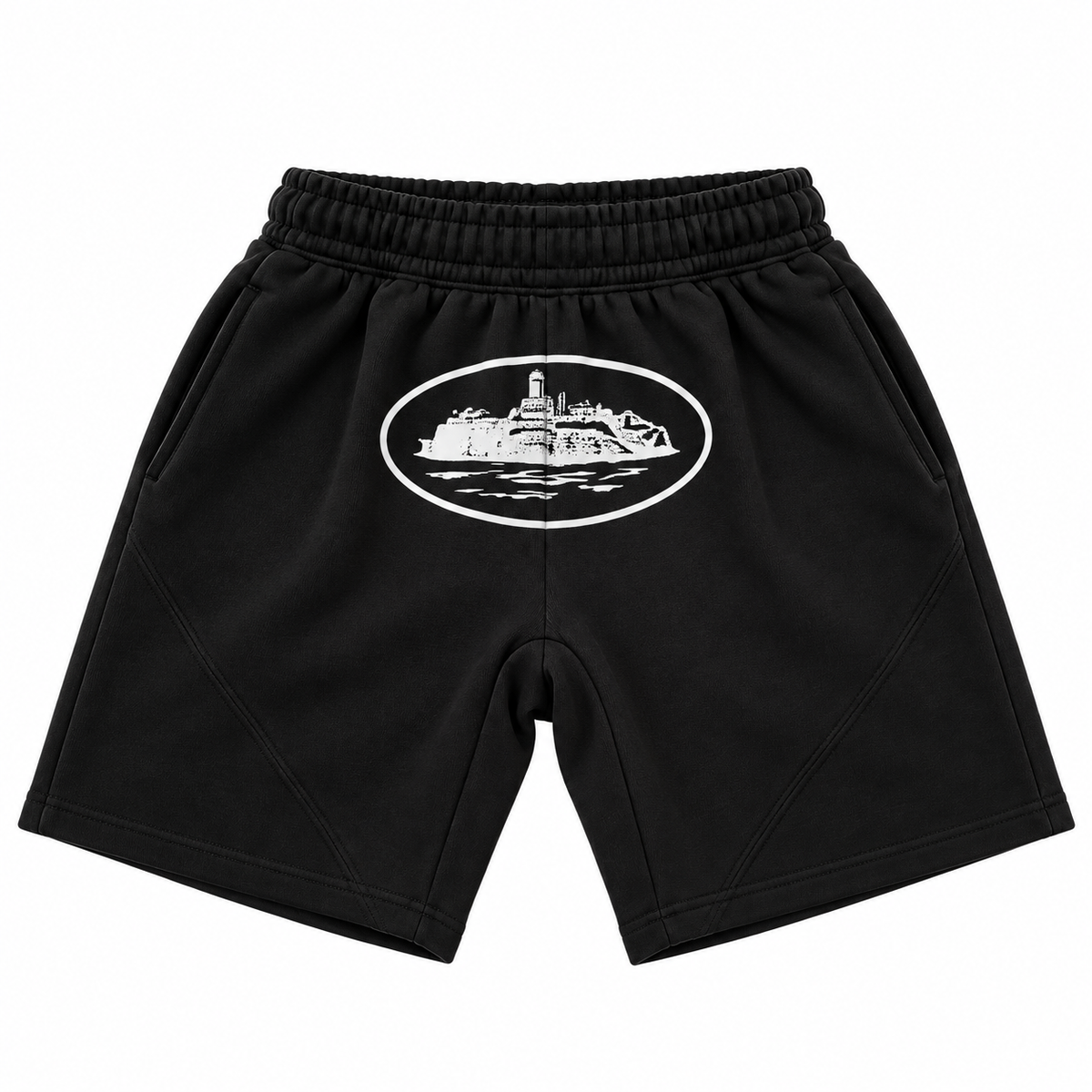 "Alcatraz" Shorts Black