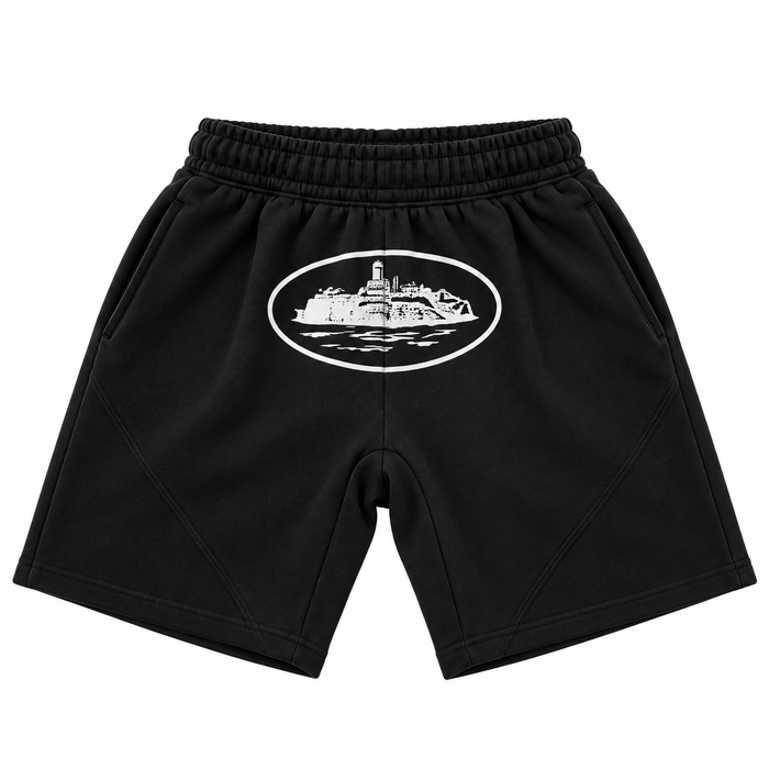 "Alcatraz" Shorts Black