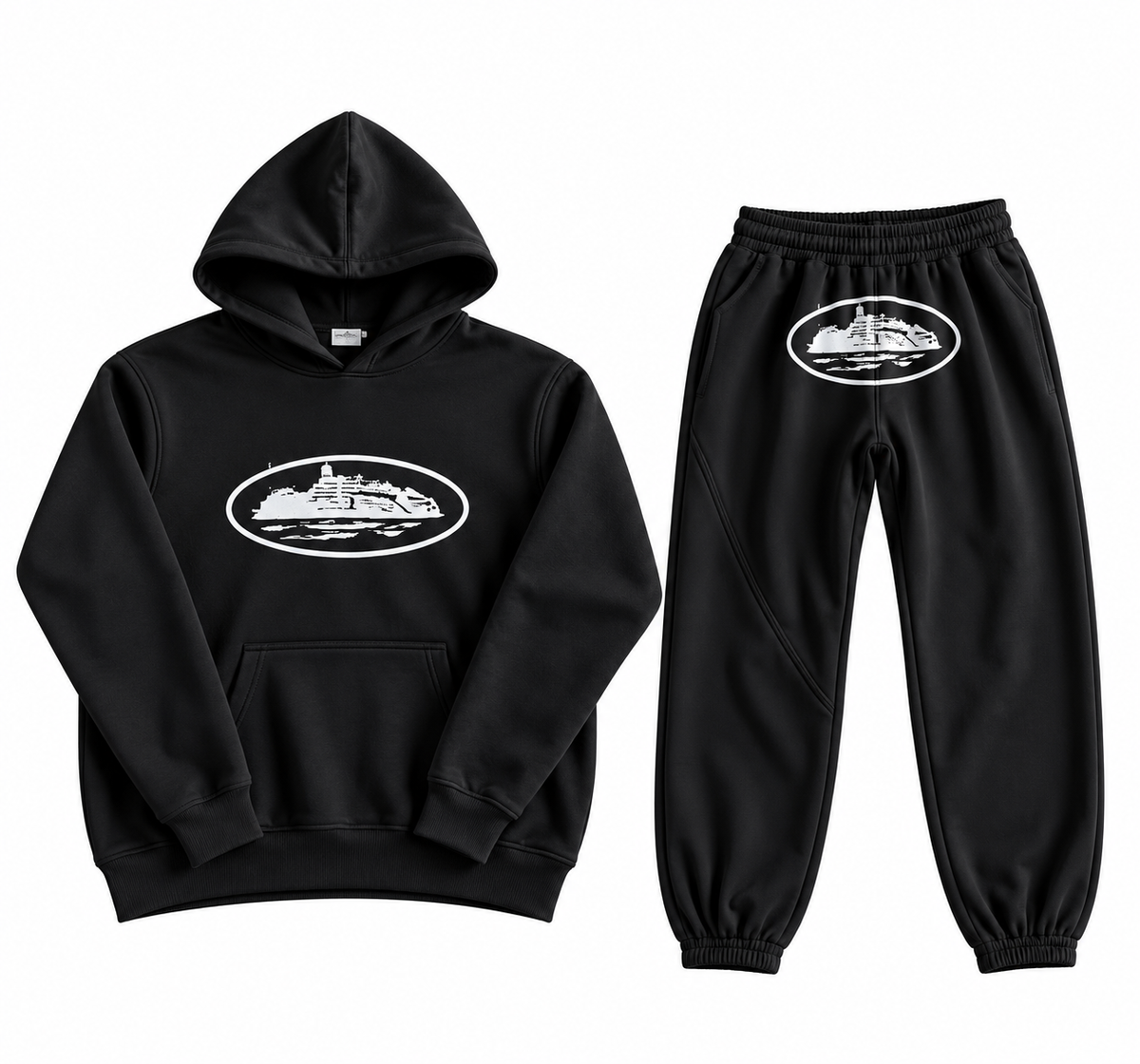 "Alcatraz" Tracksuit Black/White